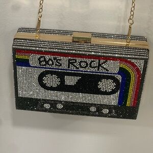 80s Rock Cassette Tape Clutch